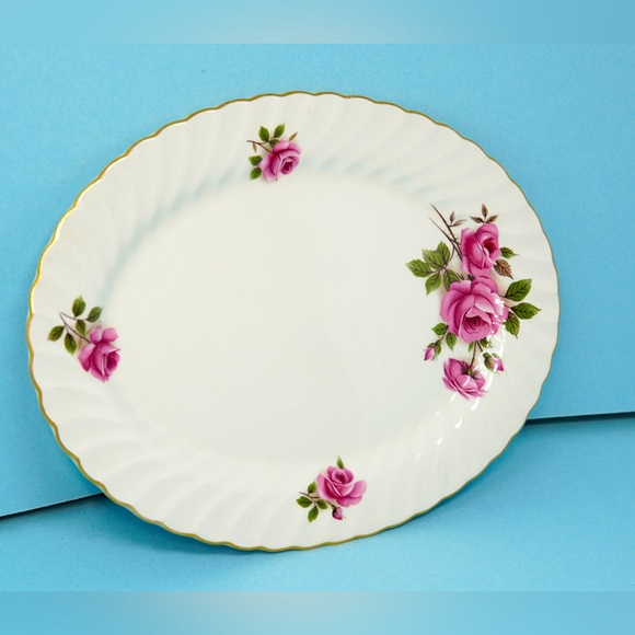 Vintage 1940s Johnson Brothers Lynmere Oval Platter Plate Dish made in England - Picture 5 of 10